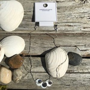 NWT American Eagle Necklace with Shell Pendants